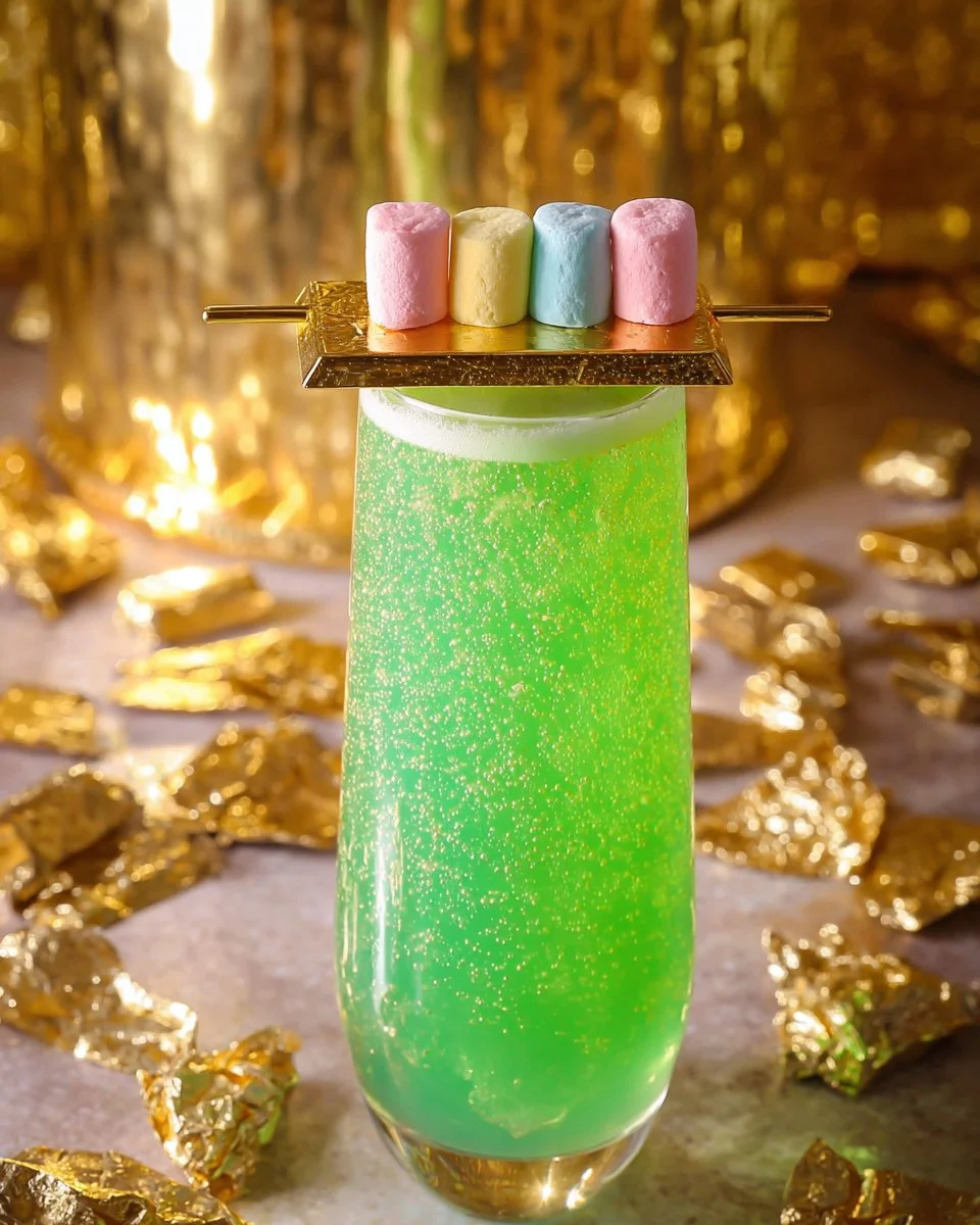 Colorful St Patrick's Day mocktails served in festive glasses