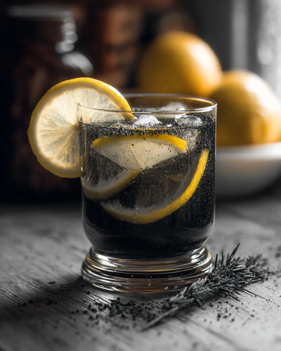 Activated Charcoal Lemonade