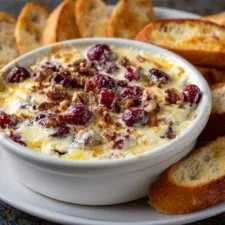 Baked Cranberry Pecan Cream Cheese Dip