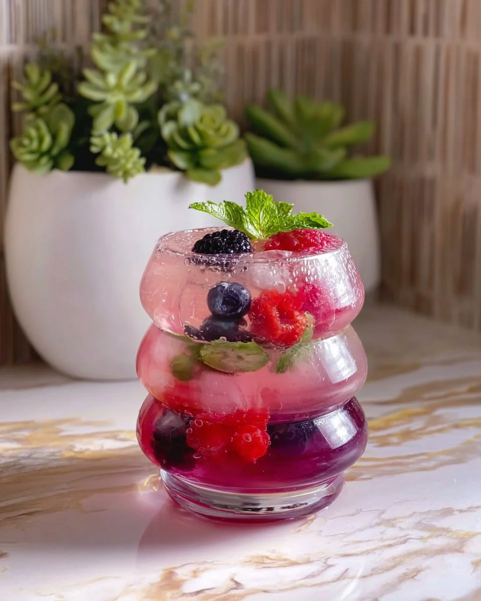 Black Raspberry Mint Fizz