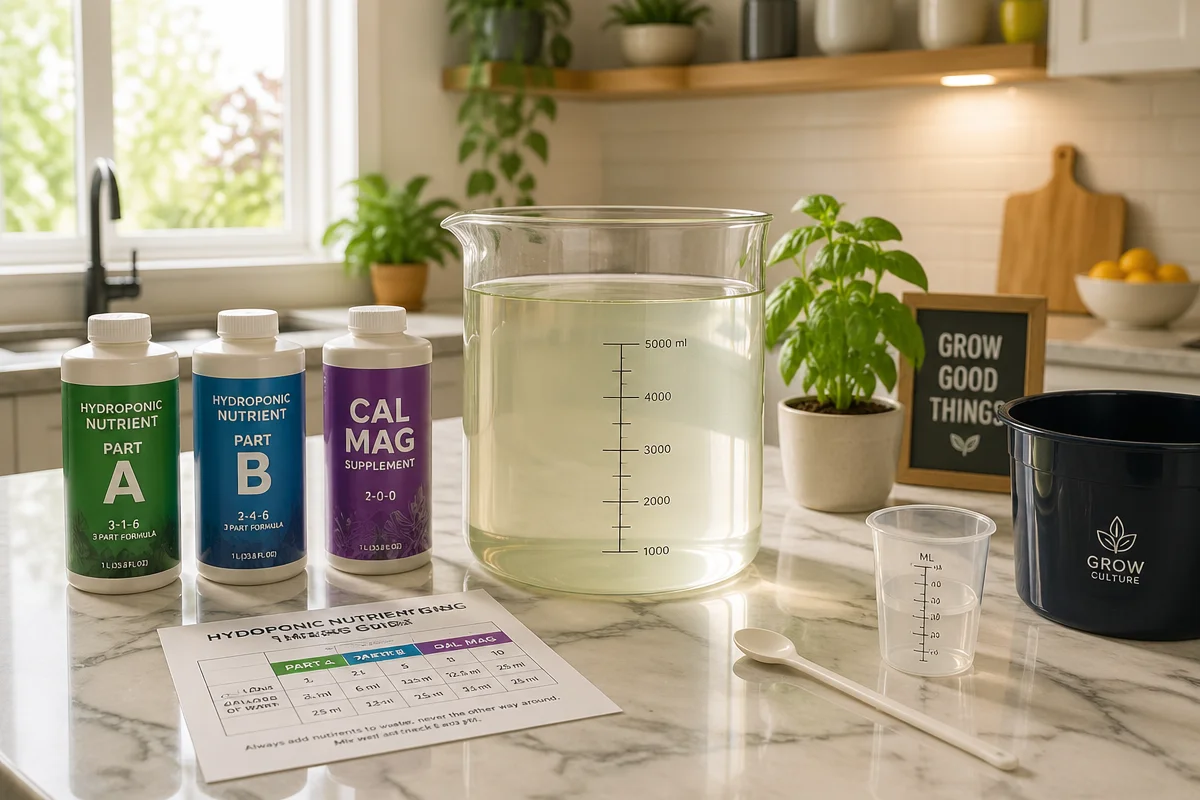 Crafting Your Perfect Hydroponic Nutrient Solution Recipe