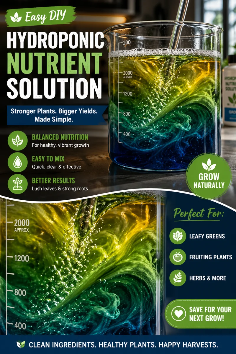 hydroponic nutrient solution recipe