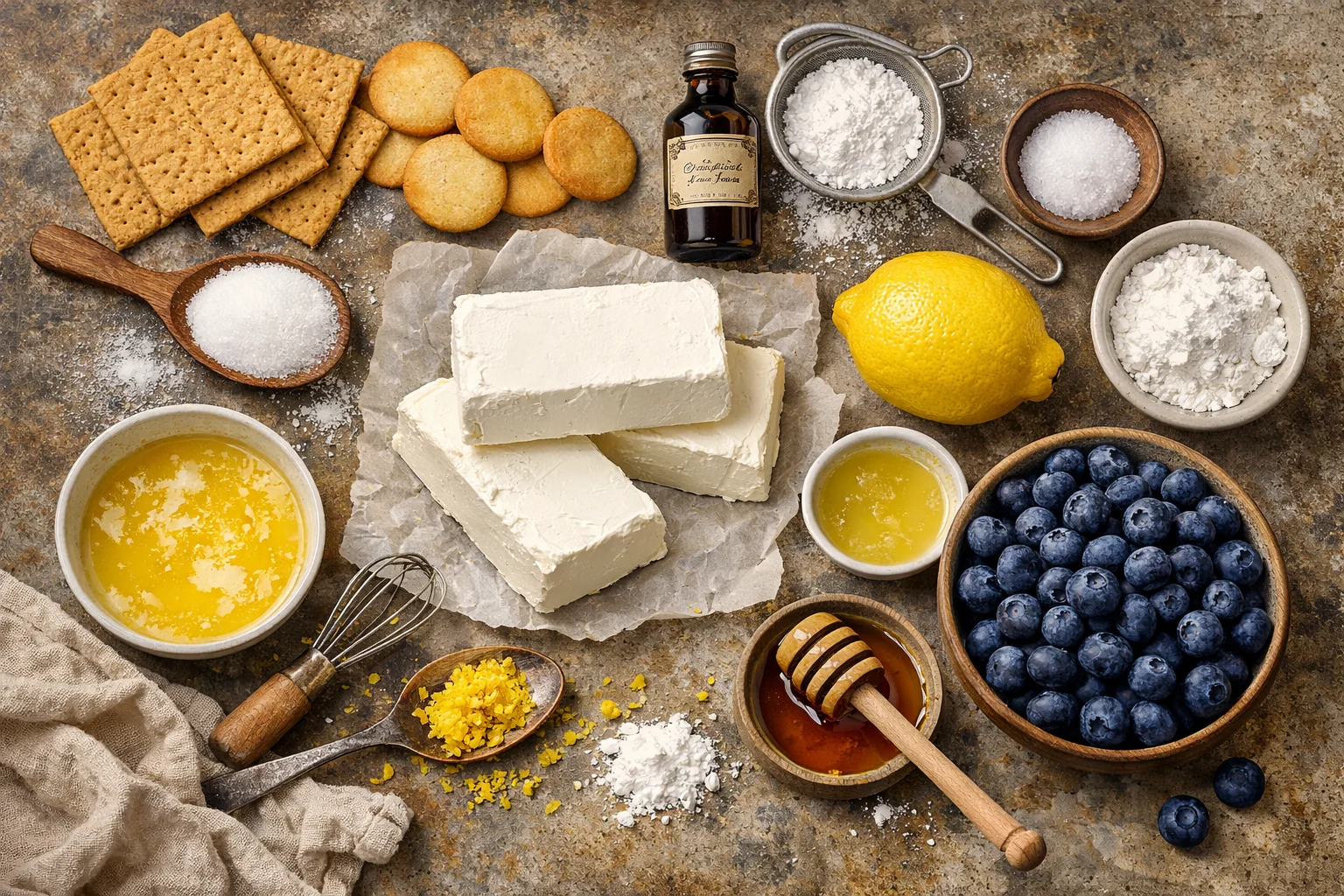 blueberry cheesecake tarts