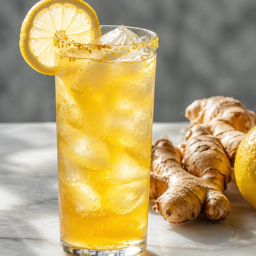 Refreshing Brazilian Mounjaro recipe with ingredients like lemon and ginger for weight loss.