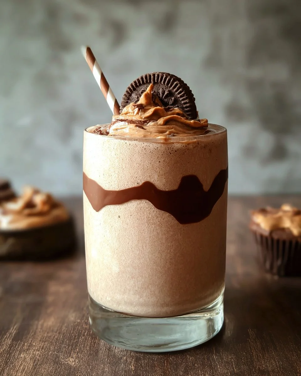 Frozen Peanut Butter Chocolate Shake