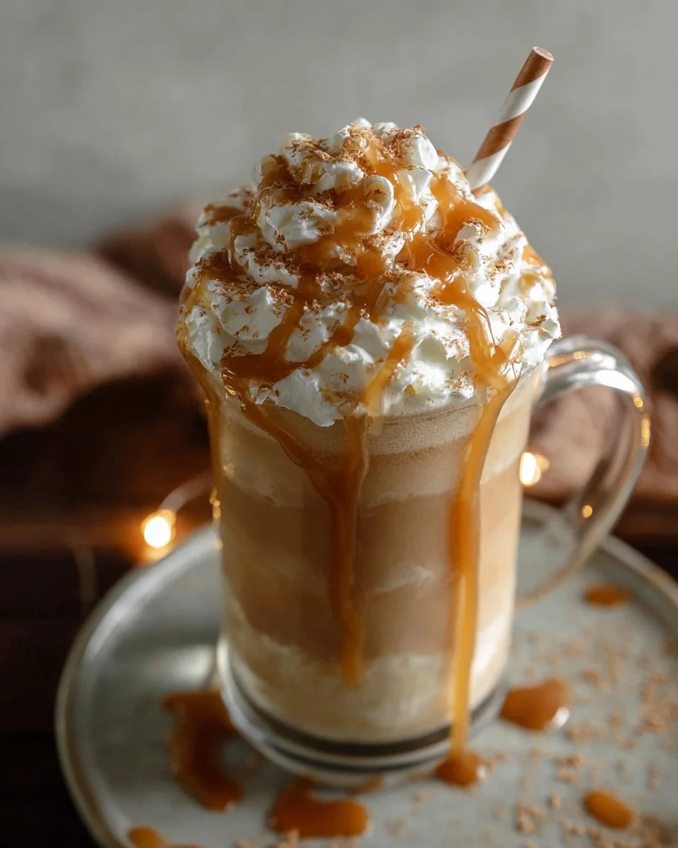Homemade Caramel Frappuccino