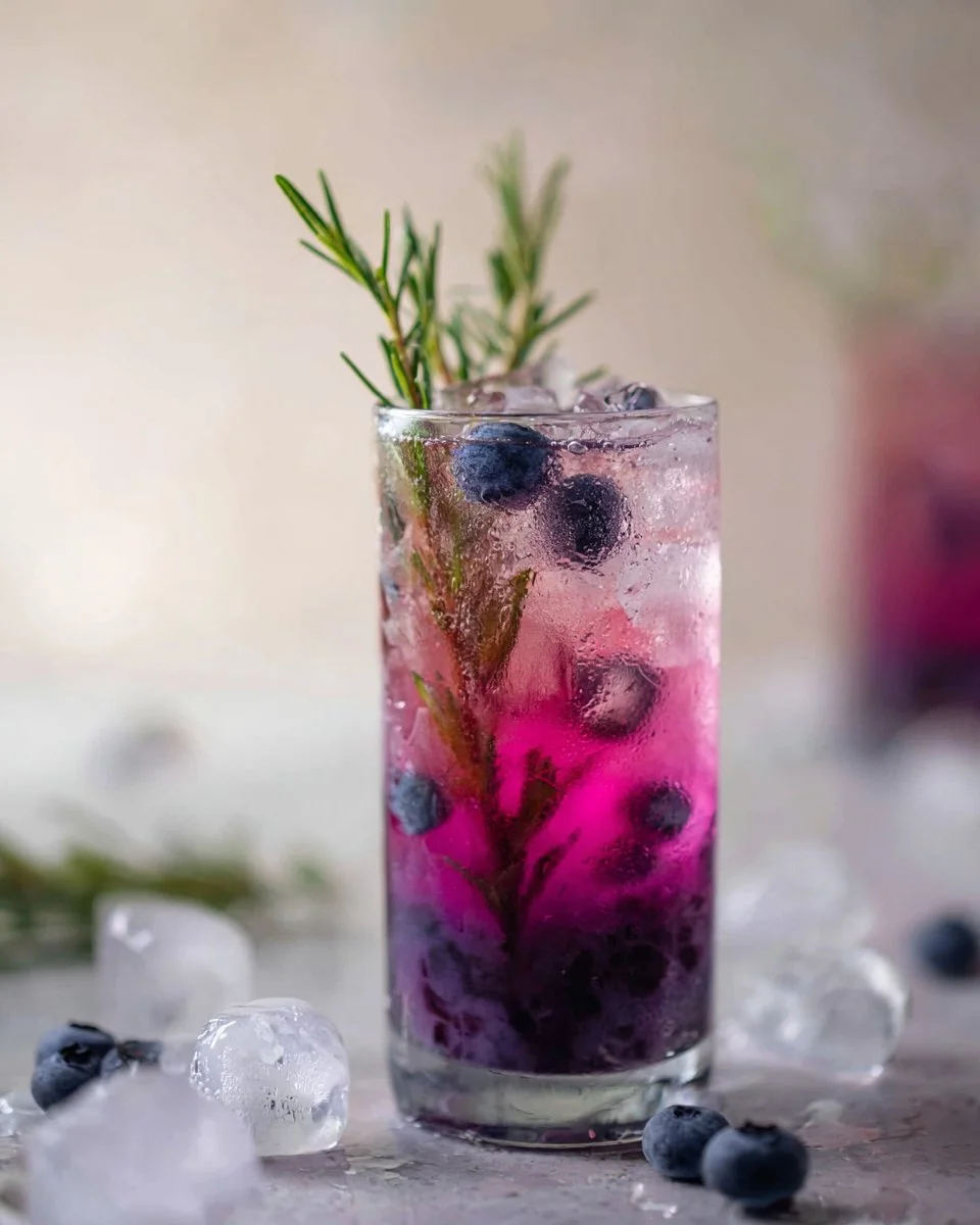 Lavender-Infused Berry Spritzer