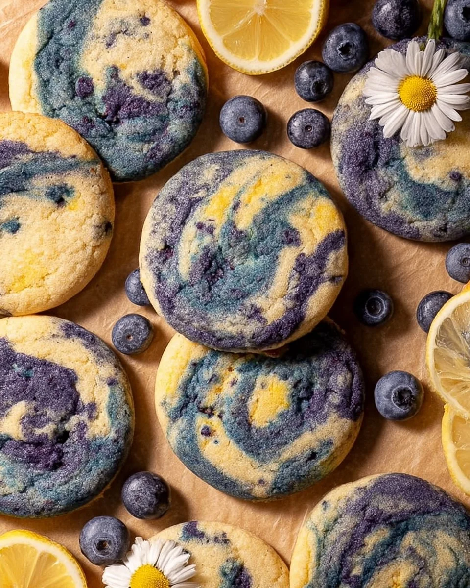 Lemon Blueberry Cheesecake Cookies