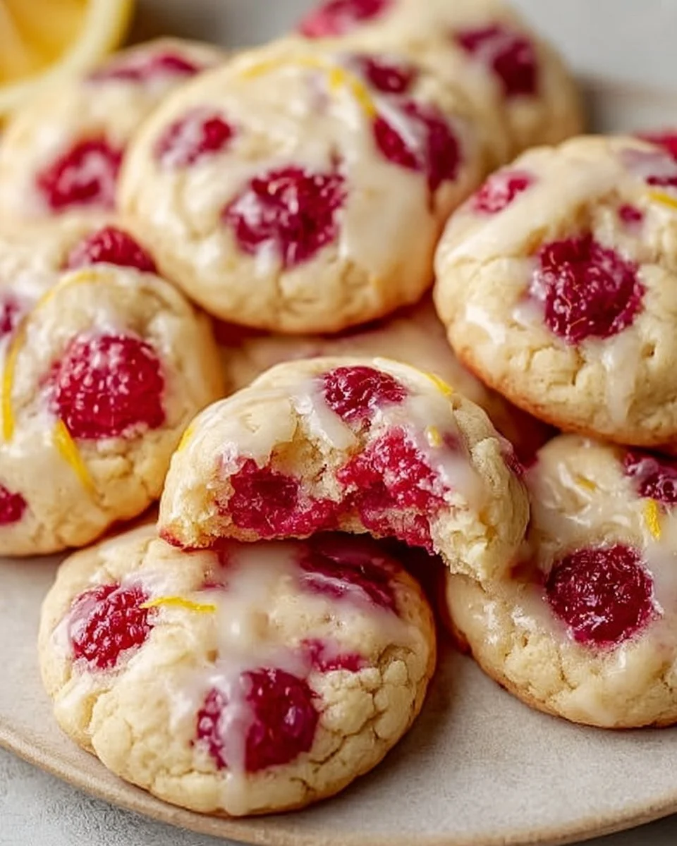 Lemon Raspberry Cookies