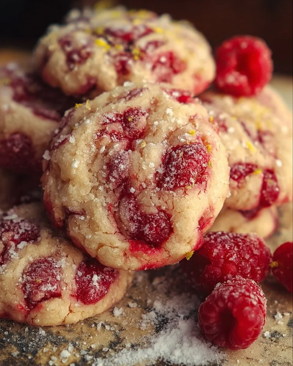 Lemon Raspberry Cookies
