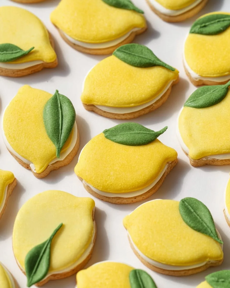 Lemon Sandwich Cookies With Lemon Curd