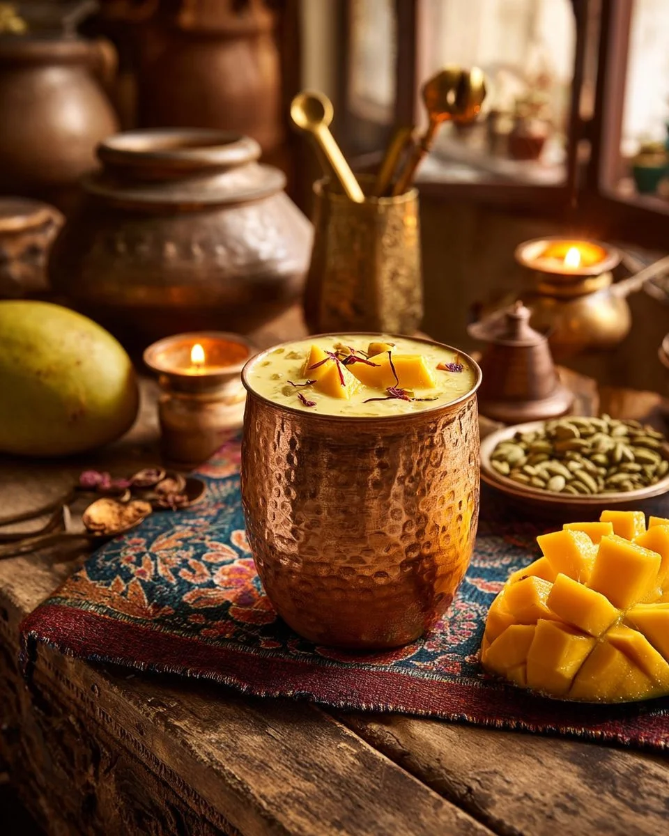 Mango Cardamom Lassi