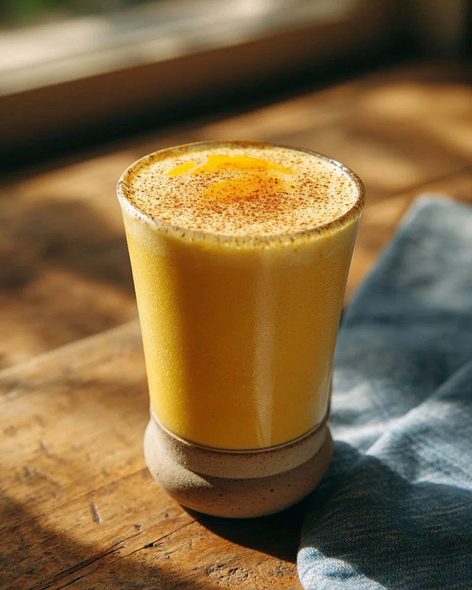 Mango Turmeric Golden Milk Latte
