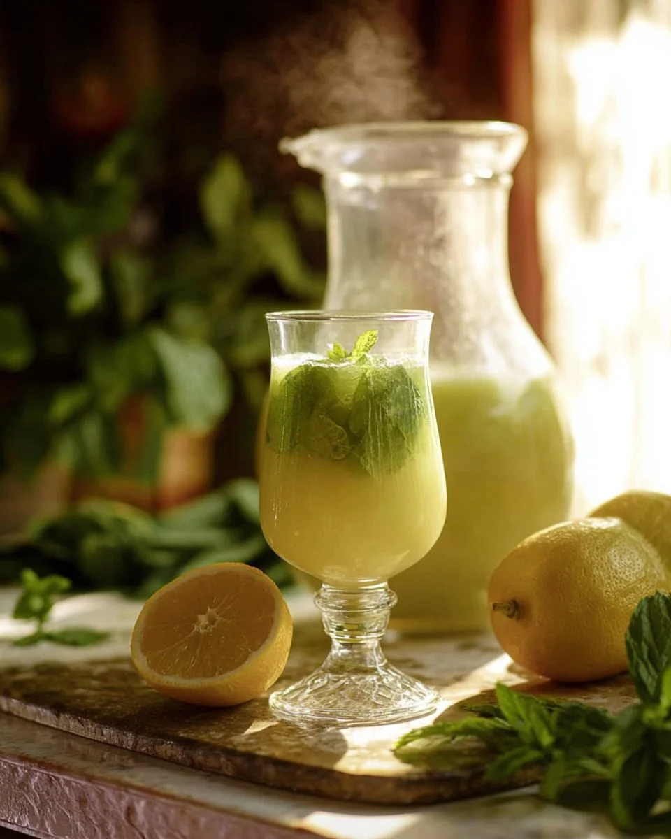 Mediterranean-Style Mint Lemonade (Limonana)