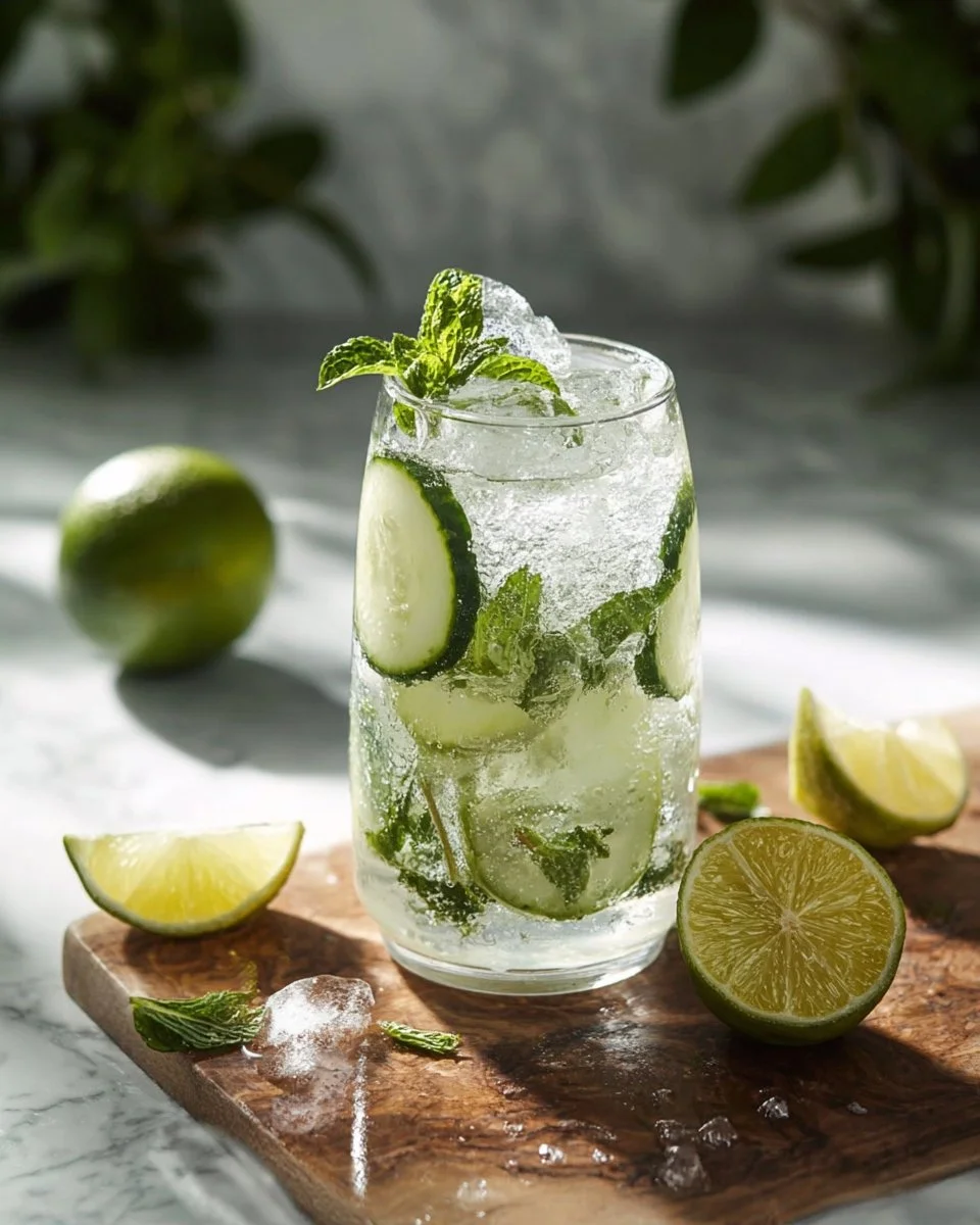 Mint Cucumber Lime Refresher