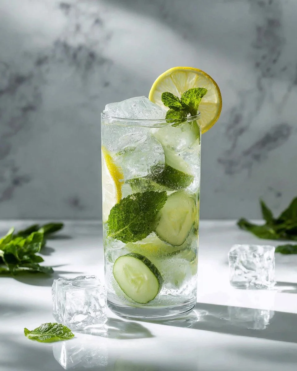 Mint Cucumber Lime Refresher