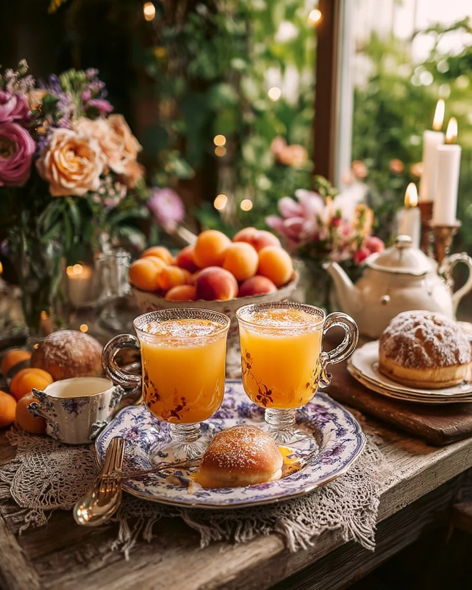 Peach Bellini Afternoon Tea