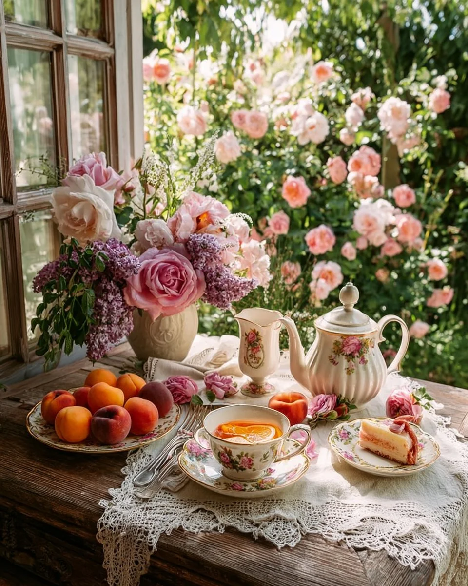 Peach Bellini Afternoon Tea