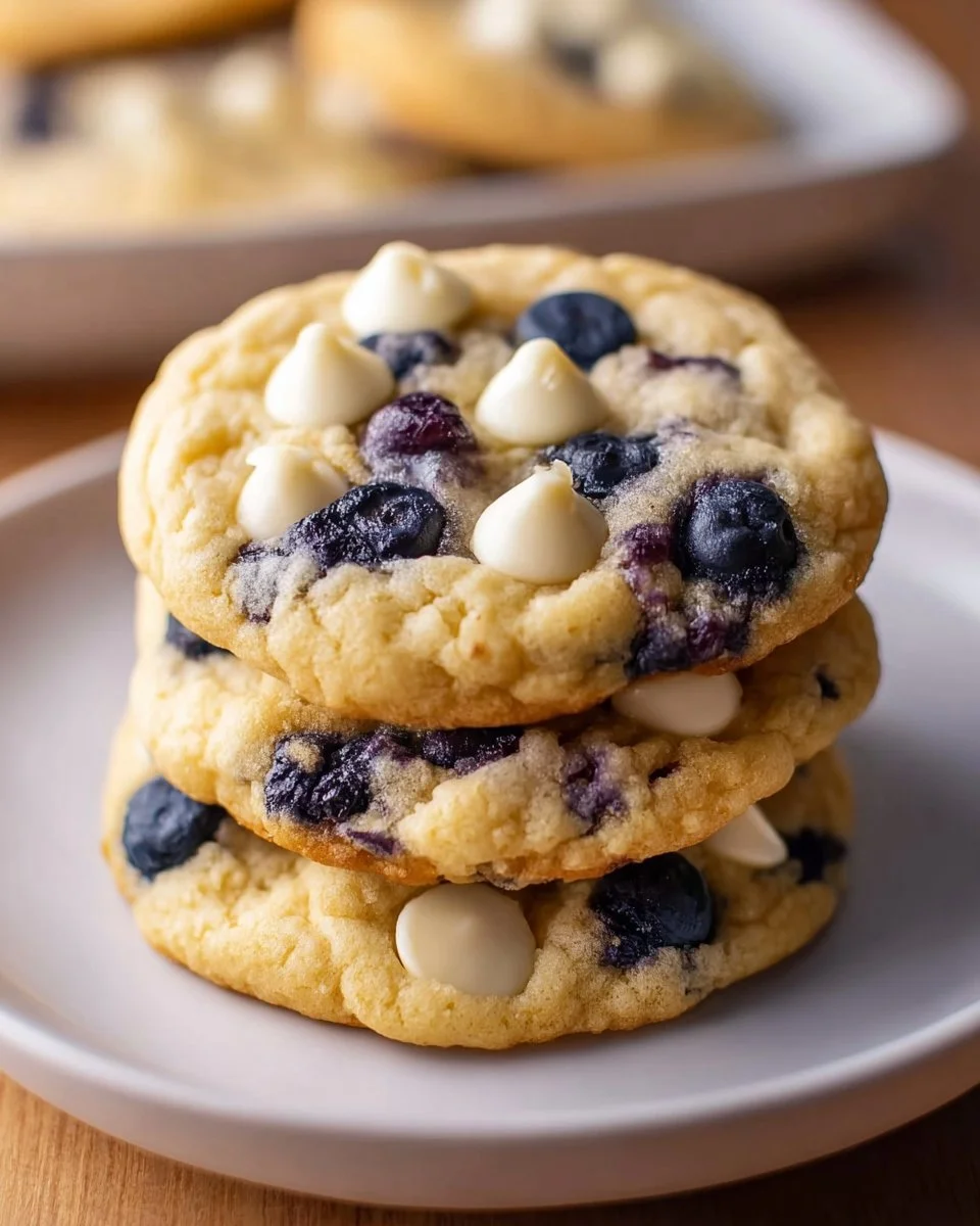 Perfect Blueberry Cheesecake Cookies