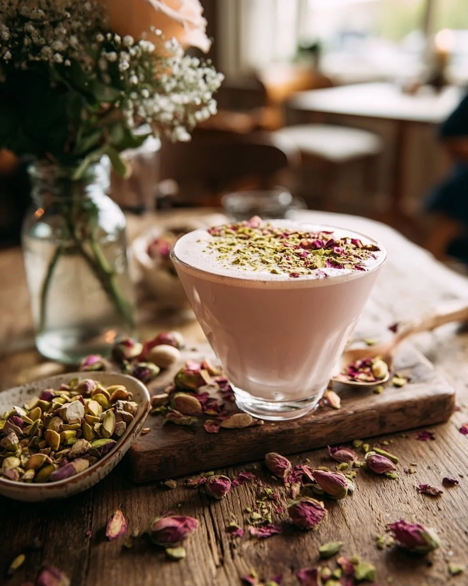 Rosewater Pistachio Milk