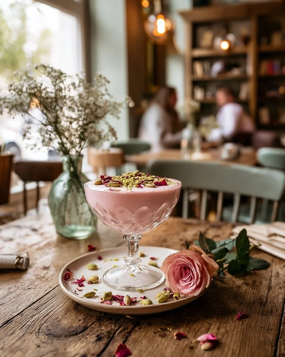 Rosewater Pistachio Milk
