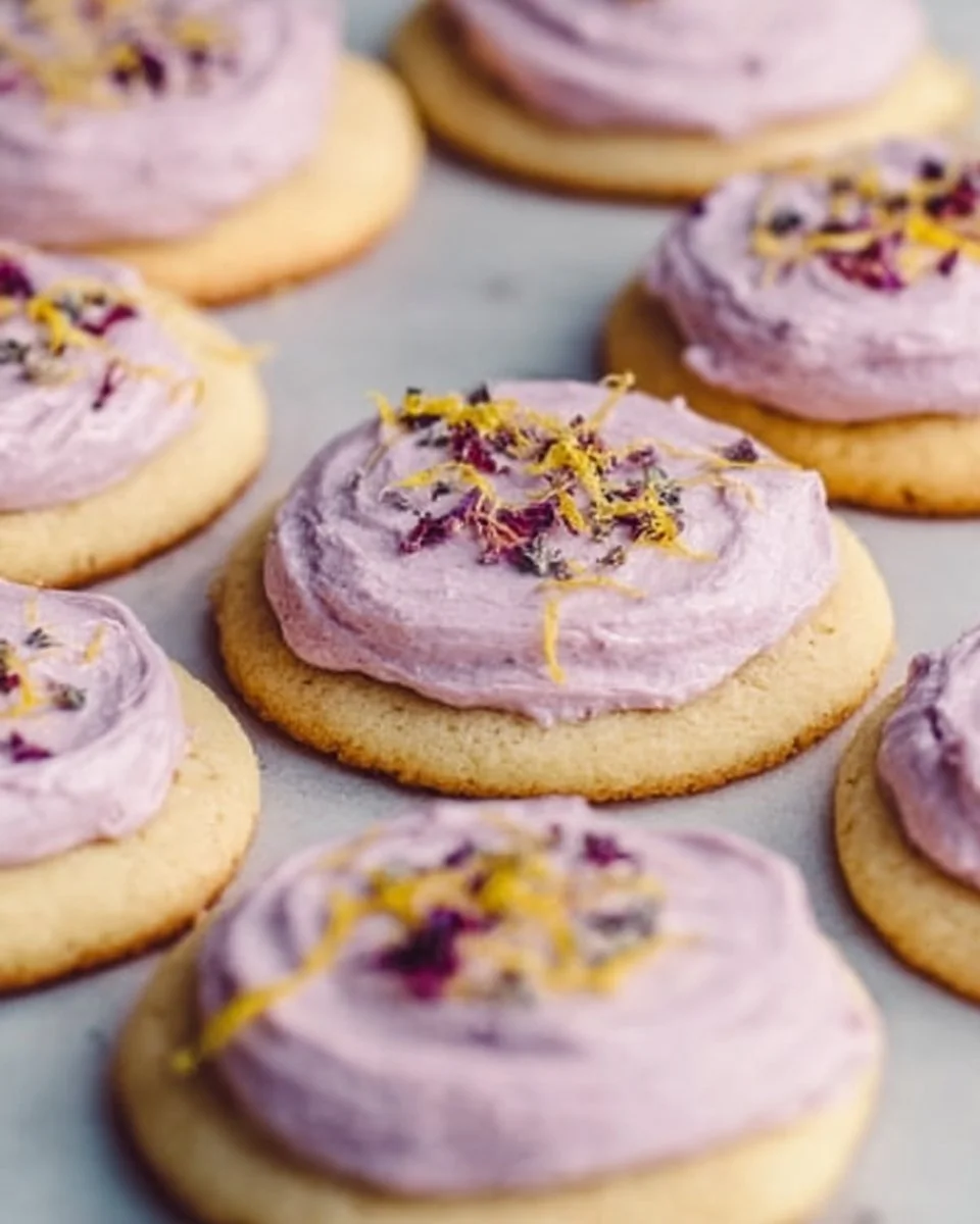 Soft Lemon Blueberry Cookies