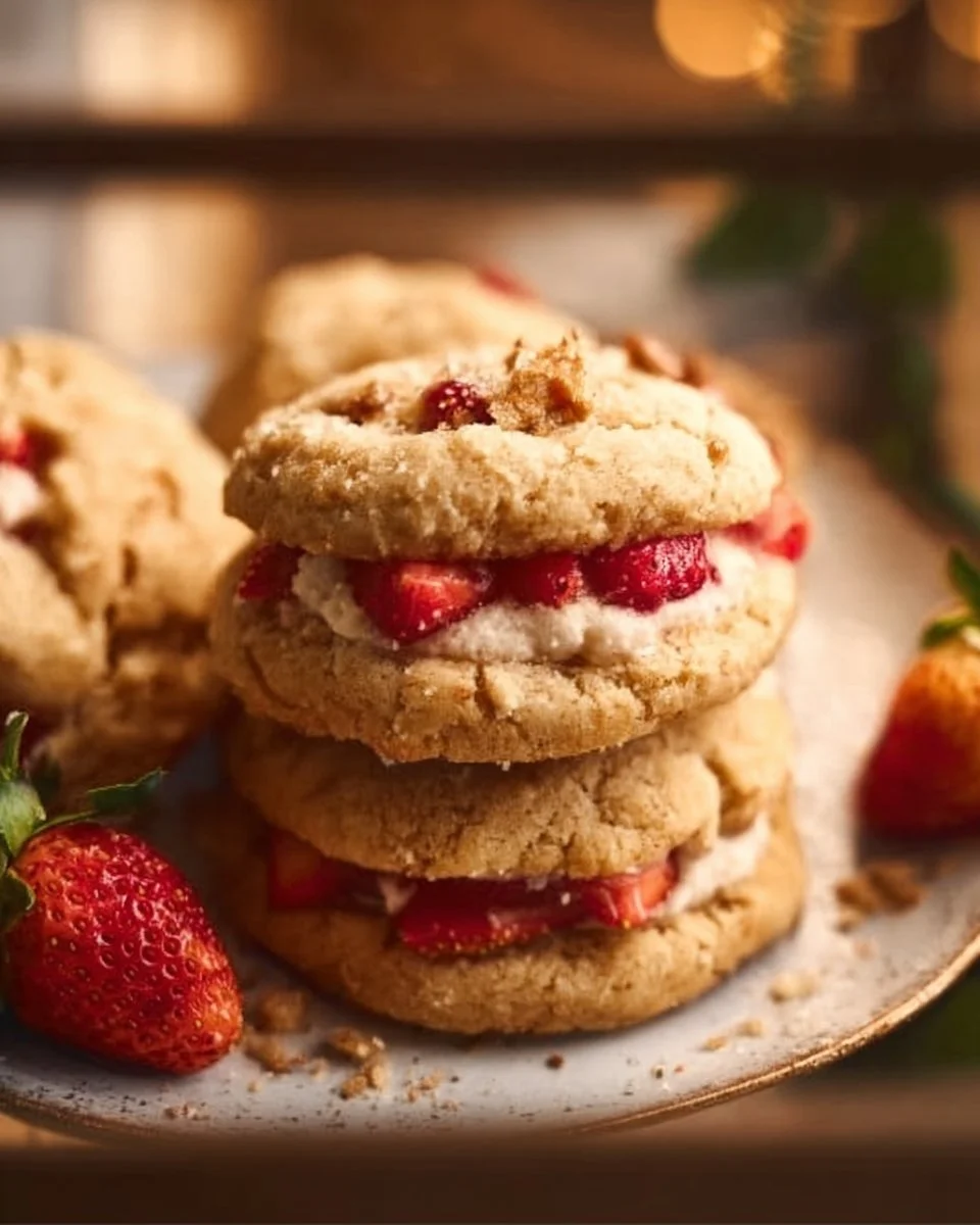 Strawberry Shortcake Cookies