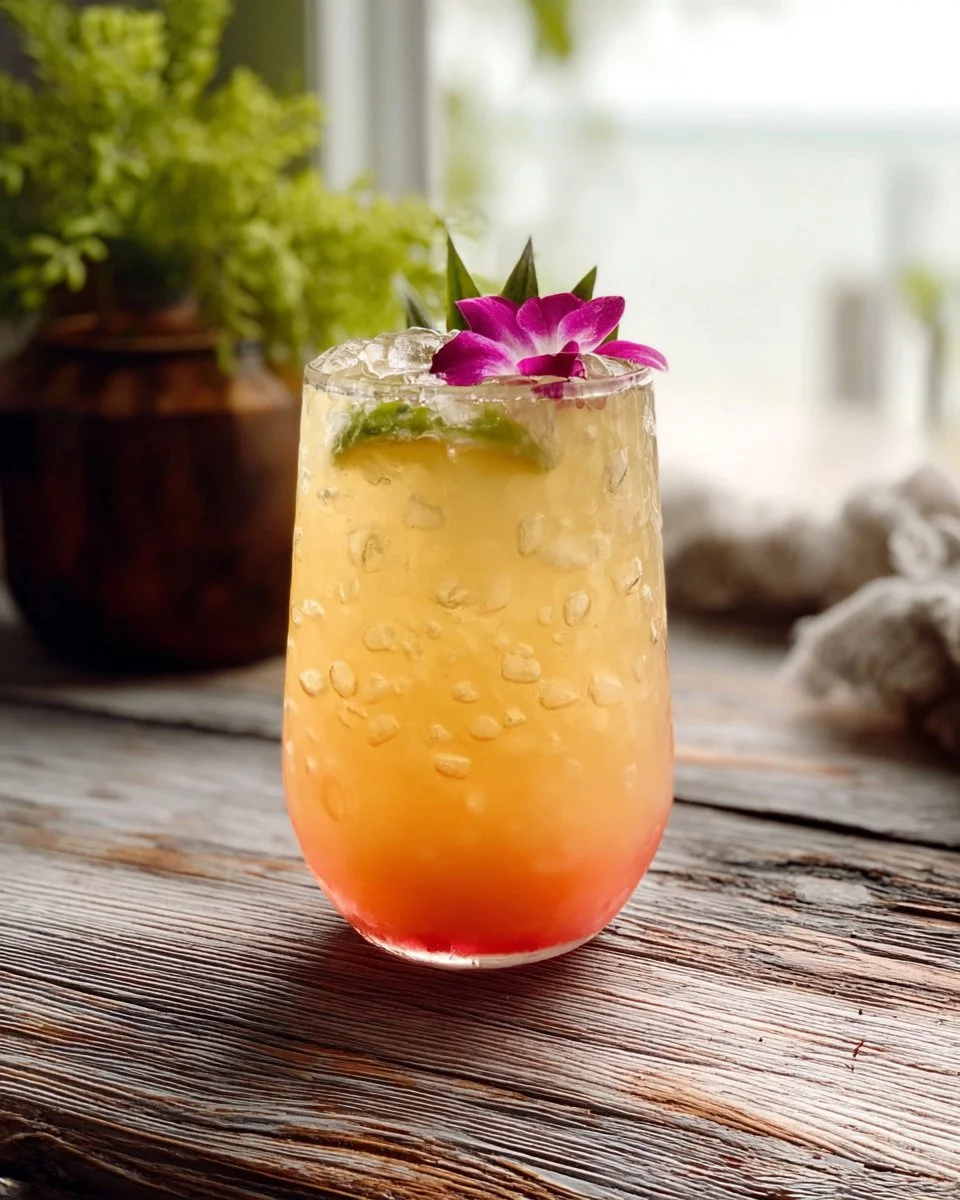 Tropical Pineapple Mule Mocktail