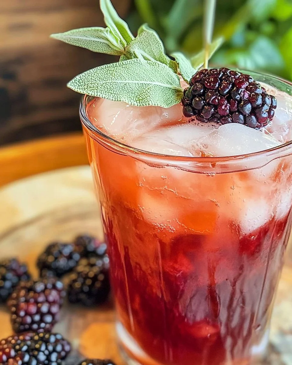 Blackberry Sage Iced Tea