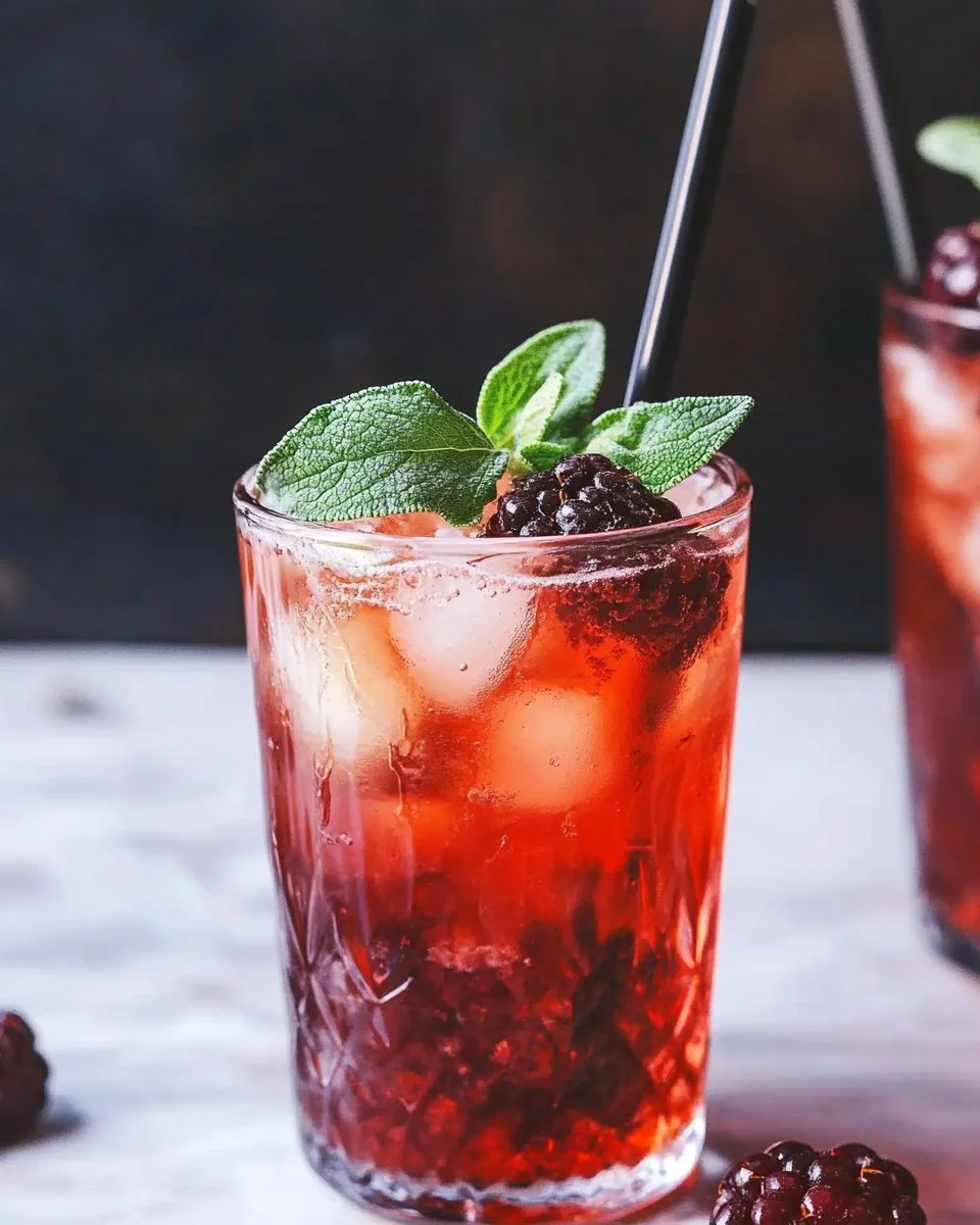 Blackberry Sage Iced Tea