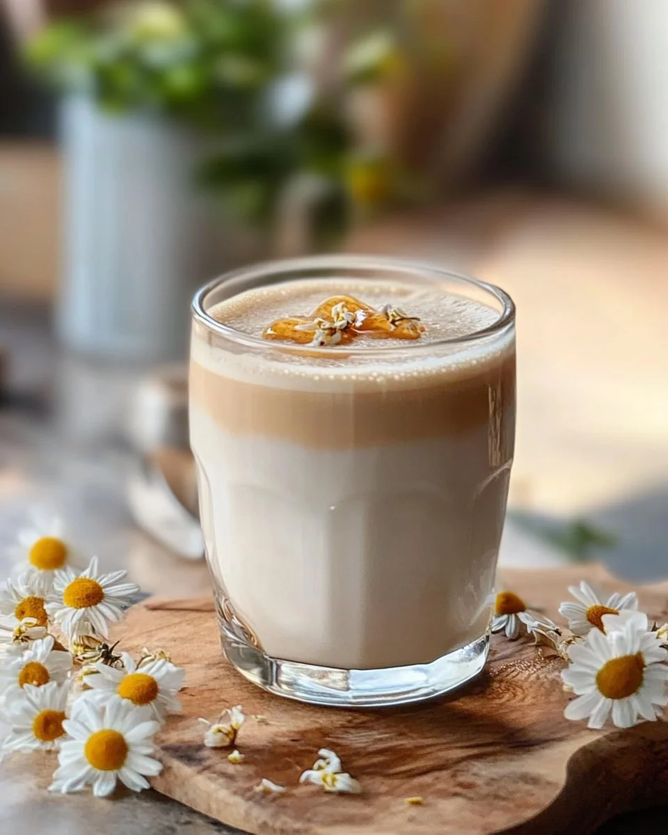 Chamomile Honey Iced Latte