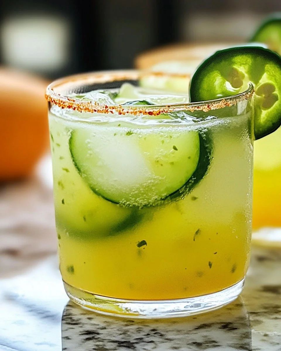 Cucumber Jalapeño Margarita Mocktail