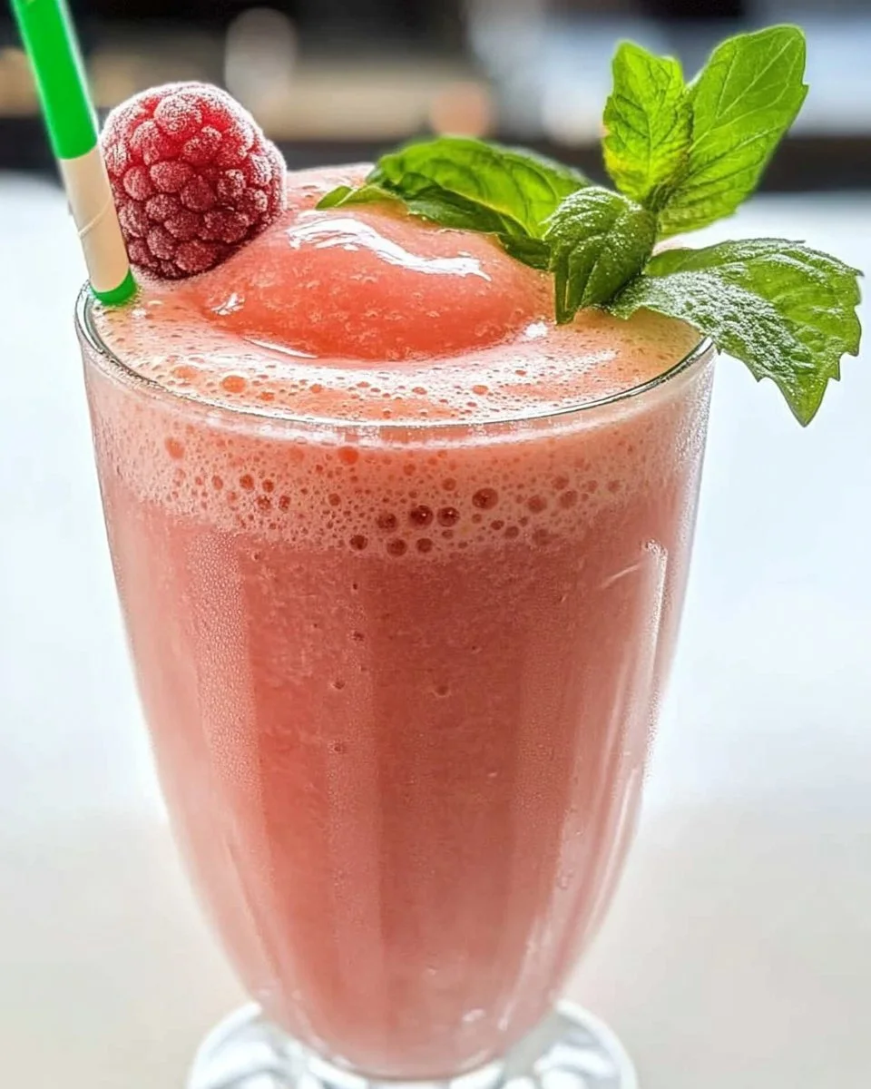 Easy Fruit Frappe Recipe