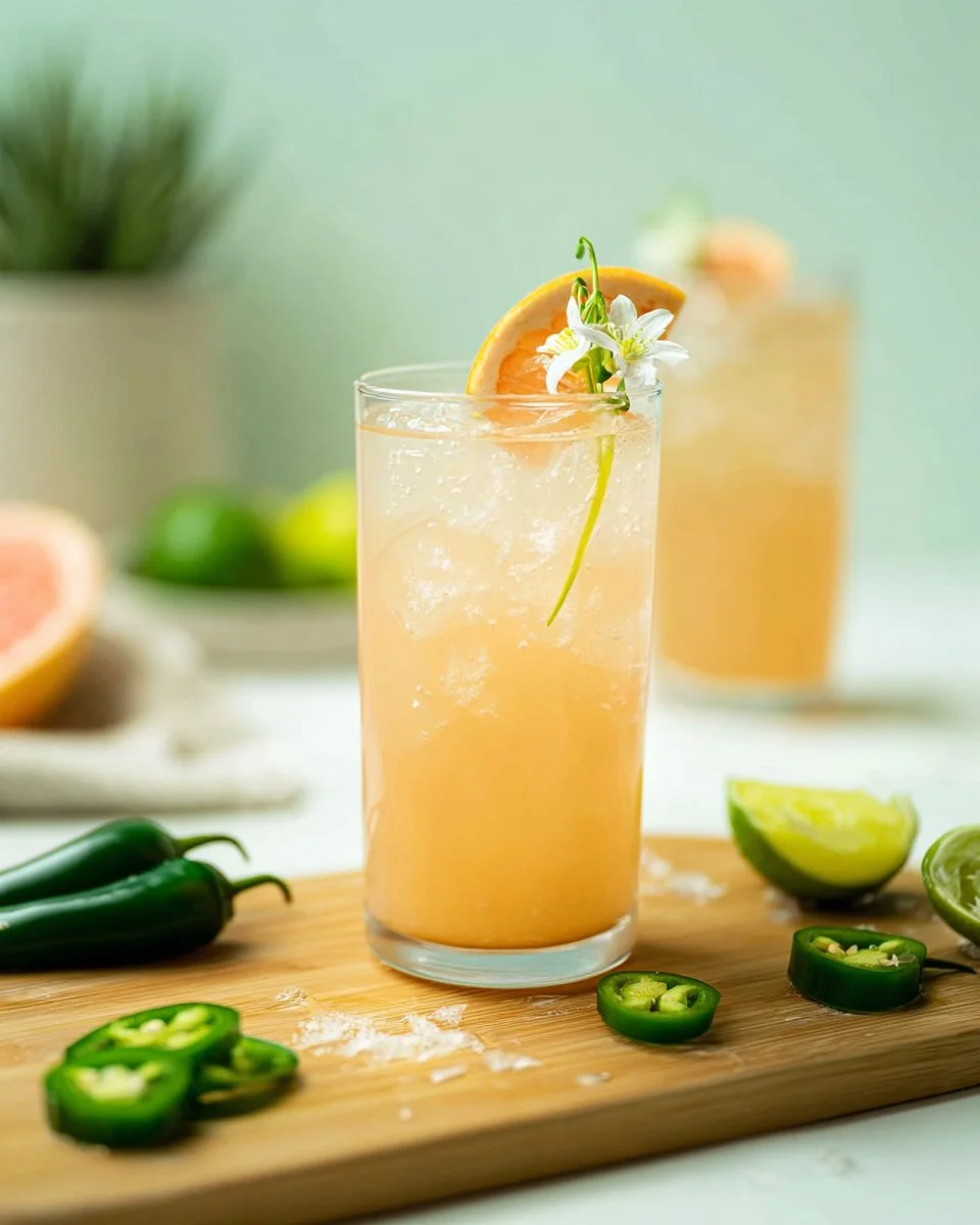 Jalapeño Paloma Mocktail