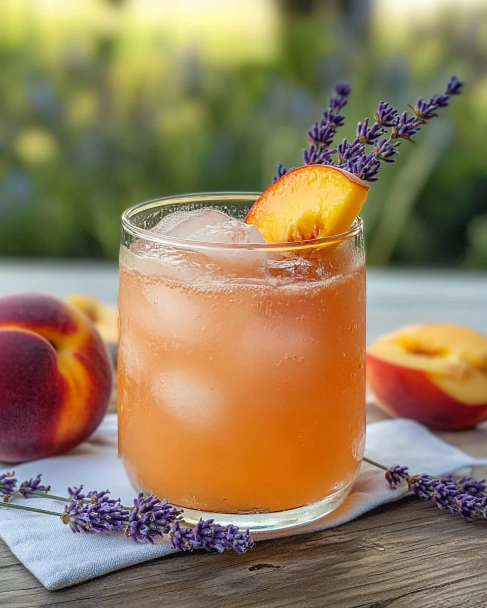 Peach Lavender Fizz
