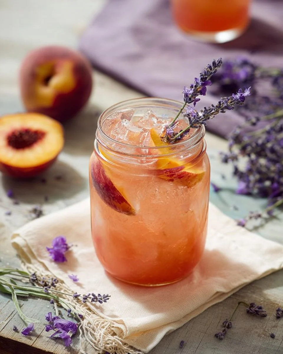 Peach Lavender Fizz