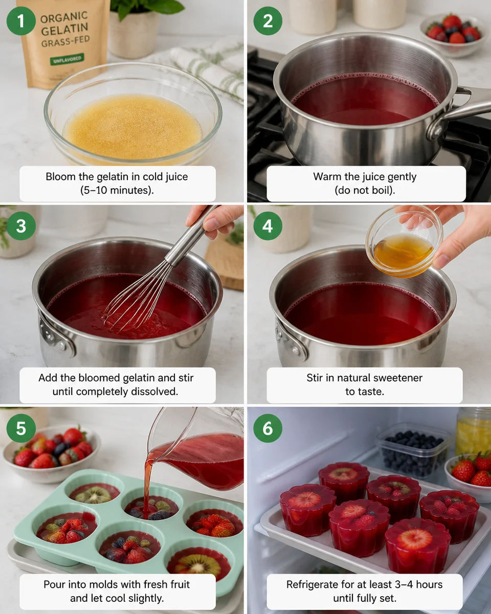 how to make healthy homemade jello