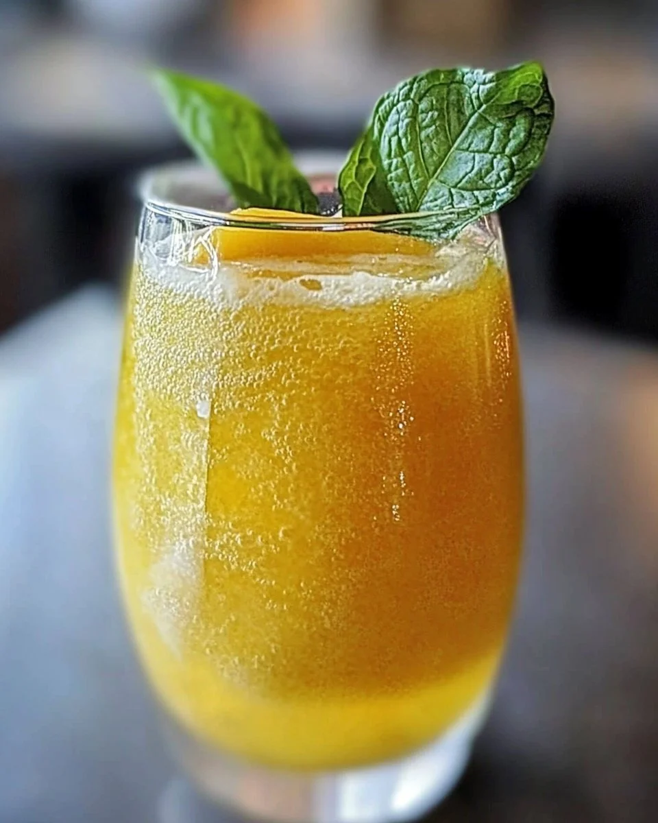 Sparkling Mango Mint Lemonade