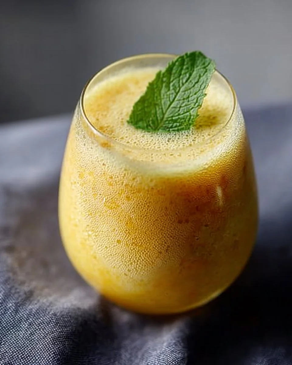 Sparkling Mango Mint Lemonade