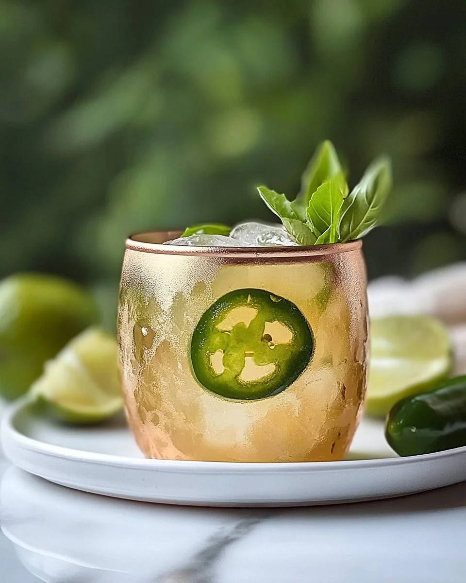 Spicy Jalapeno Mule Mocktail