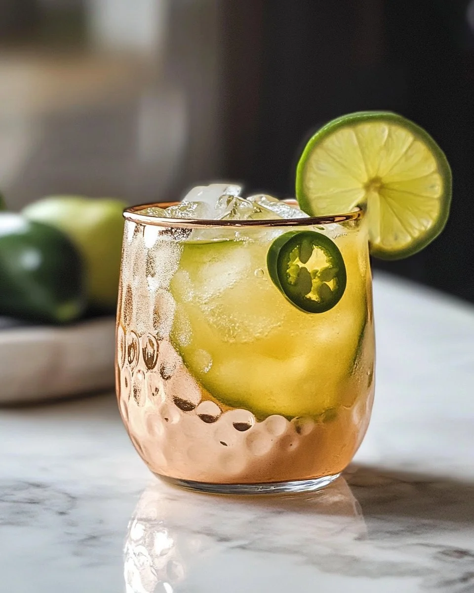 Spicy Jalapeno Mule Mocktail