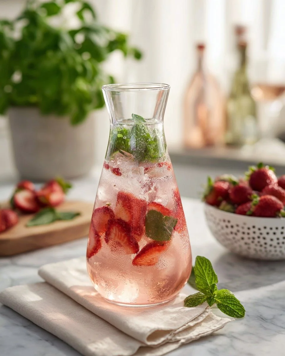 Strawberry-Mint Fresh Water
