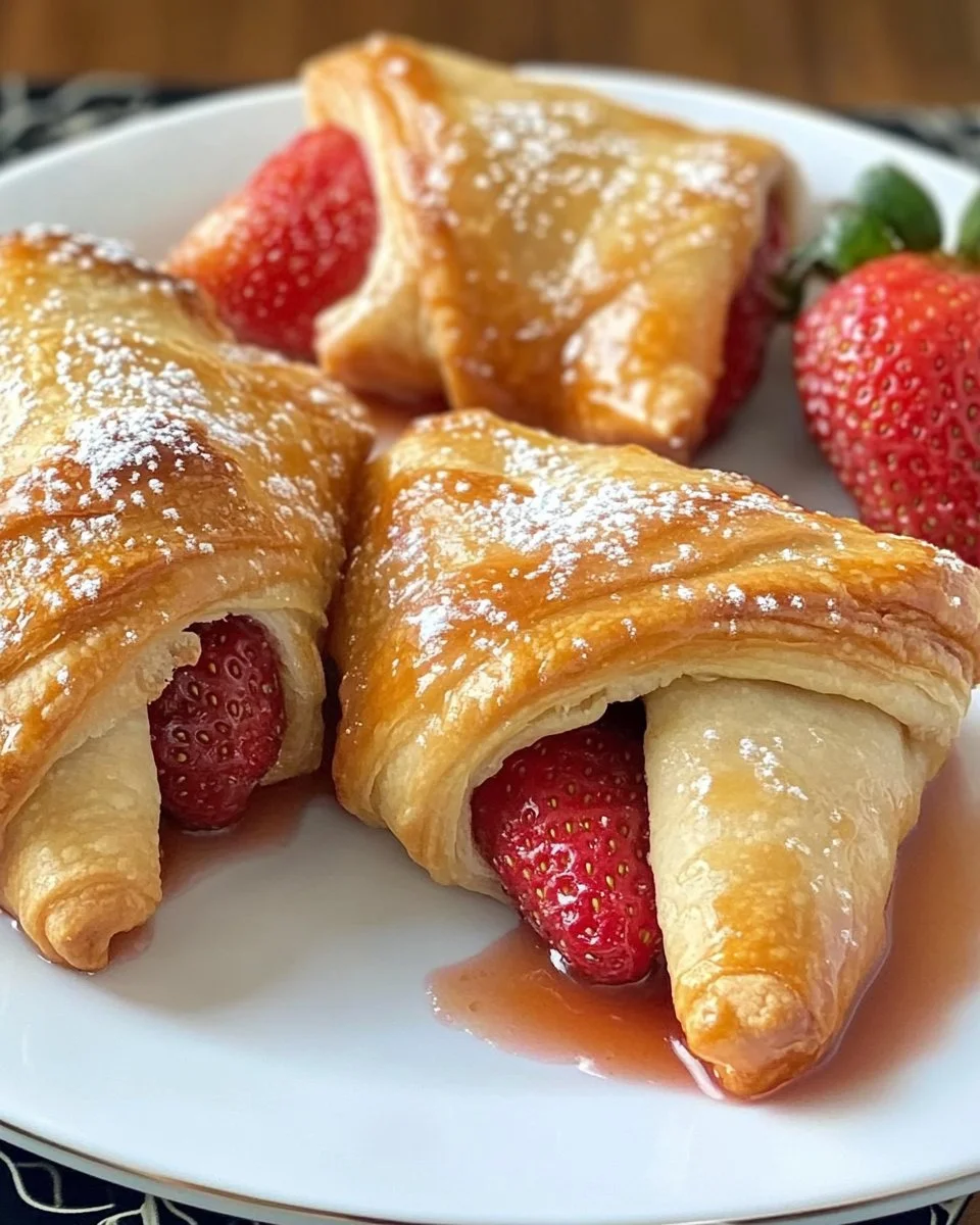 These Strawberry Dumplings are dangerously easy and SO good! 🍓