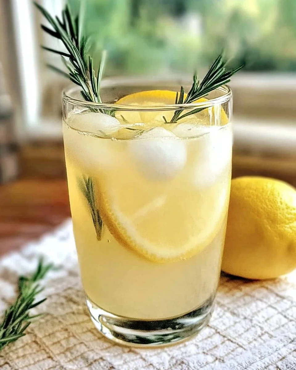 Vanilla-Rosemary Lemonade