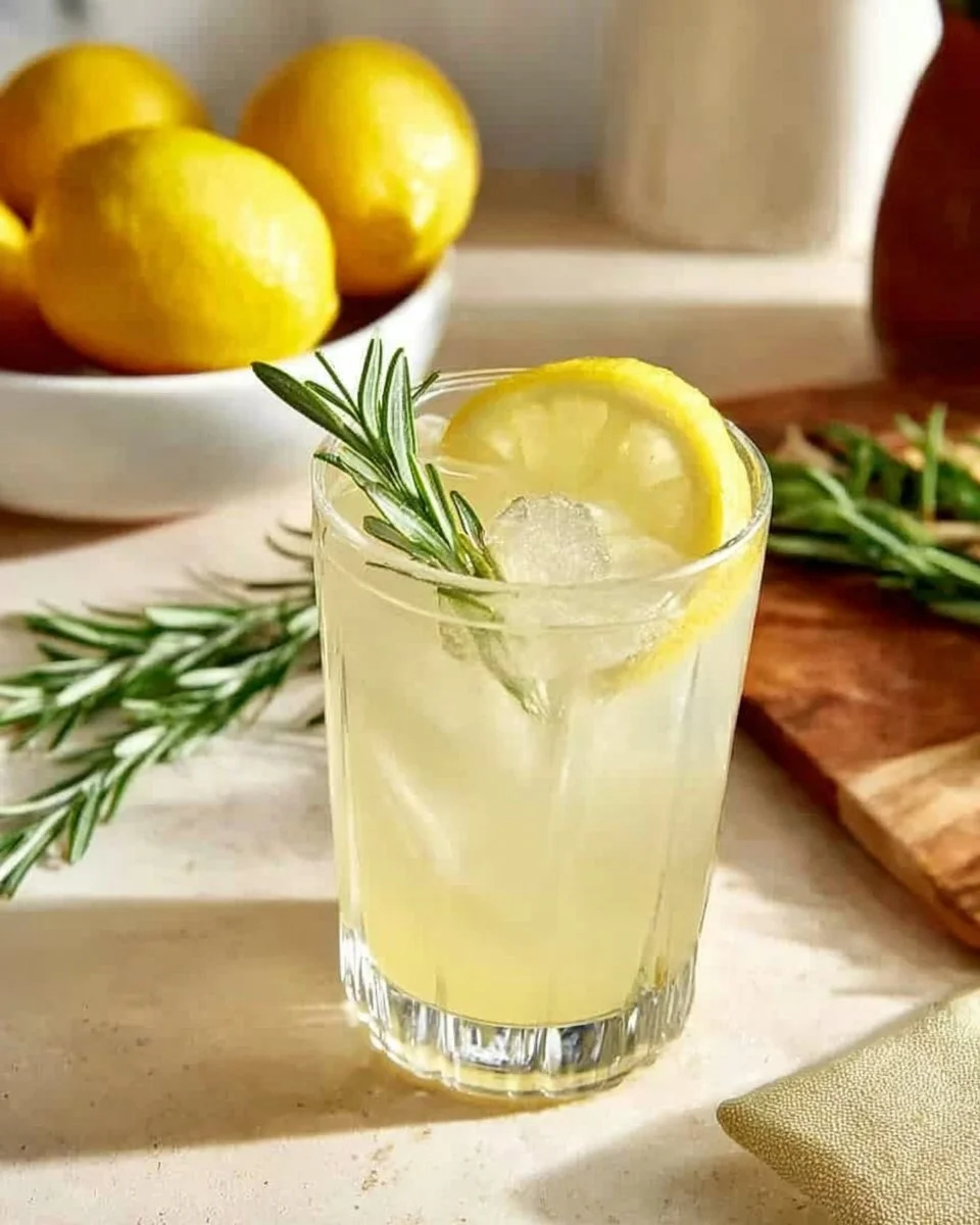 Vanilla-Rosemary Lemonade