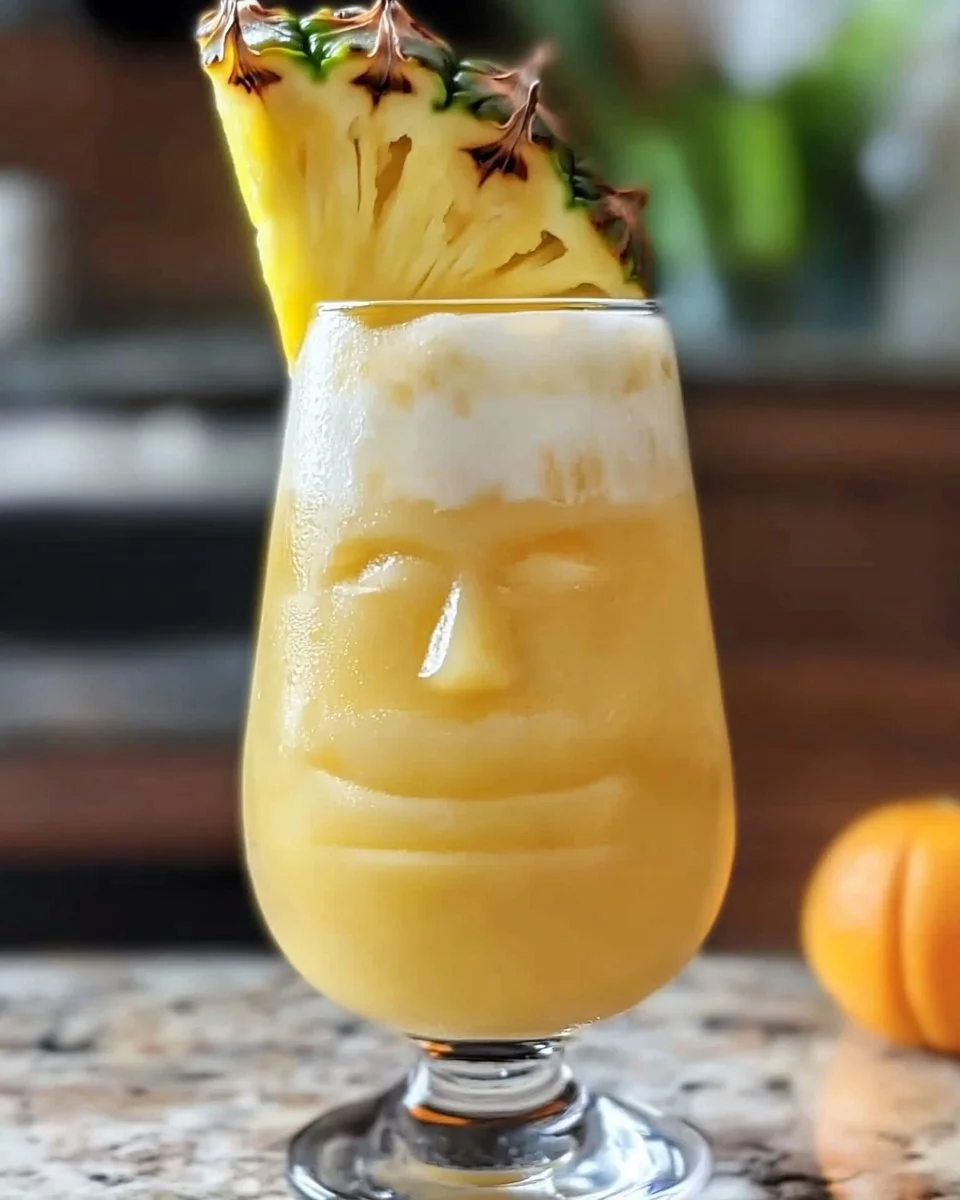 Creamy, tropical, and packed with pineapple, orange, coconut, and rum flavor... this Painkiller cocktail tastes like vacation in a glass!