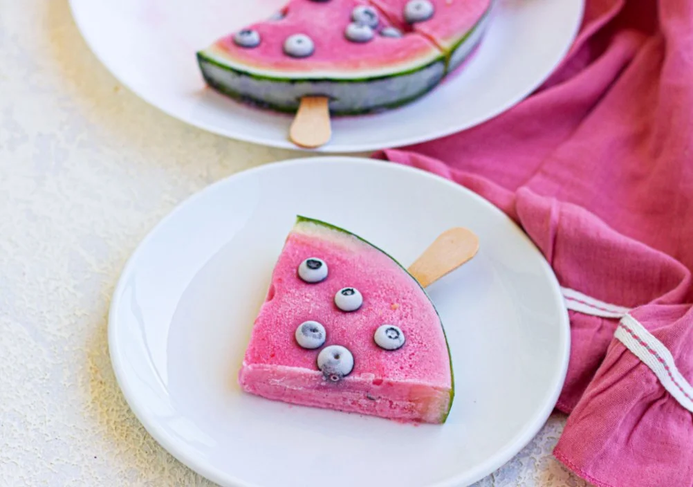 Frozen Watermelon Yogurt Bars