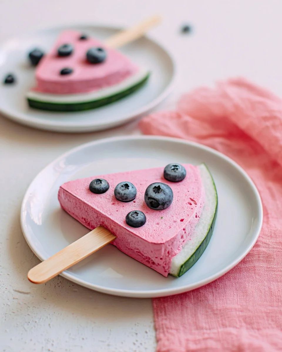 Frozen Watermelon Yogurt Bars