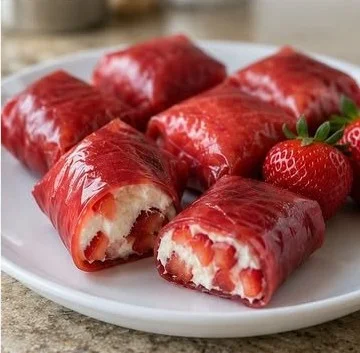 Fruit Roll-Ups Cheesecake Bites