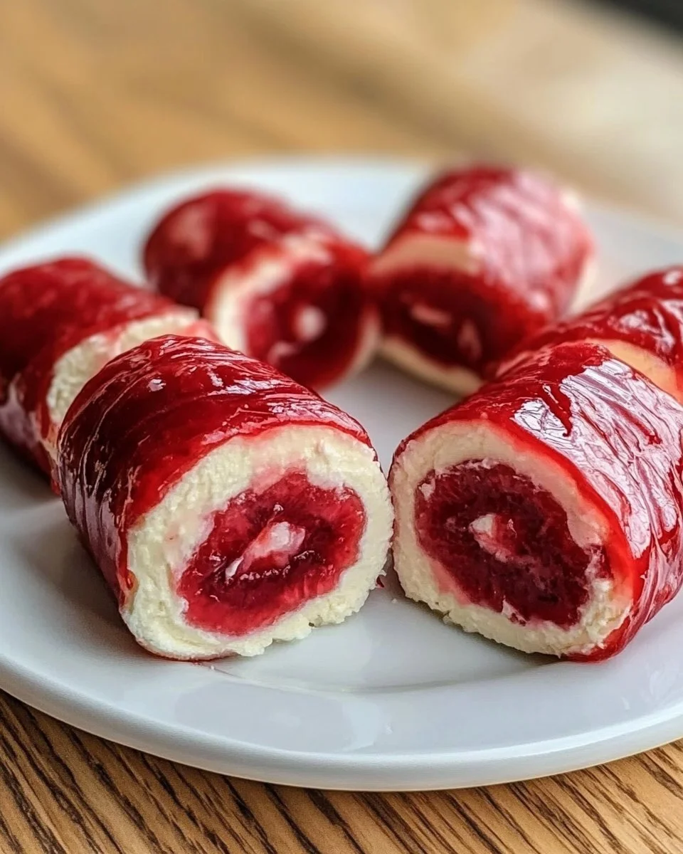 Fruit Roll-Ups Cheesecake Bites